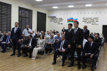 Nizami Rayon İcra Hakimiyyətinin başçısı Coşqun Cəbrayılov növbəti səyyar qəbul keçirib