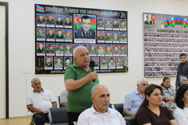 Nizami rayonunda növbəti səyyar qəbul keçirilib