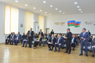 Nizami Rayon İcra Hakimiyyətinin başçısı aprel ayında növbəti səyyar qəbullar keçirib