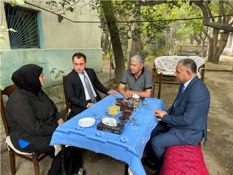 Vətən müharibəsi şəhidi Teymur Məcidzadənin ailəsi ziyarət edilib