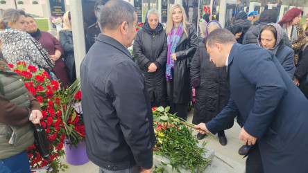 Şəhid Teymur Qaraisayevin məzarı ziyarət edilib