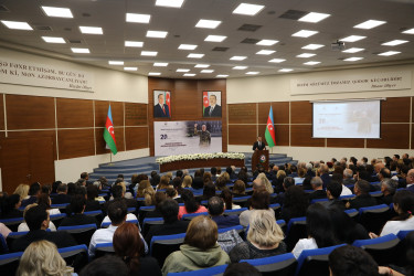 Nizami rayonunda Dövlət Suverenliyi Günü münasibətilə konfrans keçirilib