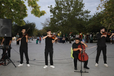 Nizami rayonunda yay konsertləri davam edir