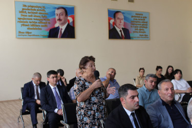 Nizami rayonunda növbəti səyyar qəbul keçirilib