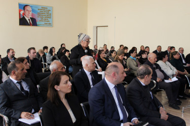 Nizami Rayon İcra Hakimiyyətinin başçısı Coşqun Cəbrayılovun sakinlərlə növbəti səyyar qəbulu keçirilib