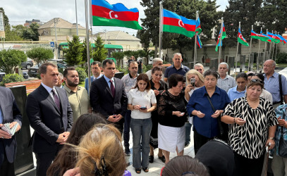 Vətən müharibəsi şəhidi Məmmədov Murad Elşən oğlunun xatirəsi anılıb