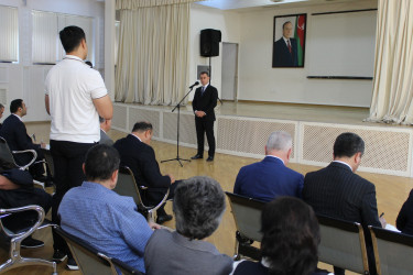 Nizami Rayon İcra Hakimiyyətinin başçısı Coşqun Cəbrayılov rayon sakinləri ilə növbəti səyyar qəbul keçirib