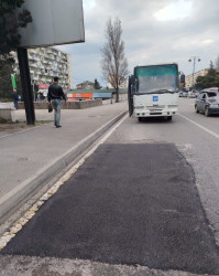 Nizami rayonunda intensiv yağıntıların yollarda yaratdığı fəsadlar aradan qaldırılır