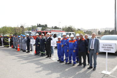 Nizami rayonunda mülki müdafiə üzrə nümunəvi məşqlər keçirilib