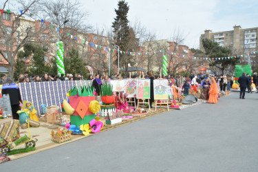 Nizami rayonunda Novruz şənliyi keçirilib