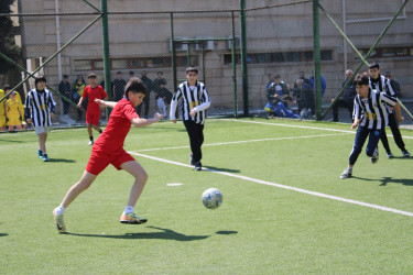 Nizami rayonunda Ümummilli Lider Heydər Əliyevin anadan olmasının 103-cü ildönümü münasibətilə futbol turniri keçirilib