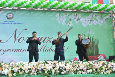 Nizami rayonunda Novruz şənliyi keçirilib