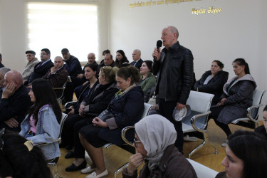 Rayon İcra Hakimiyyətinin başçısı Coşqun Cəbrayılov vətəndaşlarla növbəti səyyar qəbul keçirib