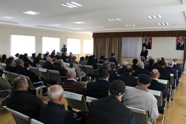 Rayon İcra Hakimiyyətinin başçısı Coşqun Cəbrayılov vətəndaşlarla növbəti səyyar qəbul keçirib