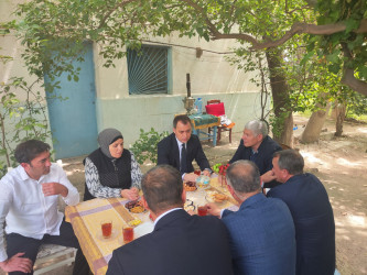 Vətən müharibəsi şəhidi Teymur Tehran oğlu Məcidzadənin ailəsi ziyarət edilib