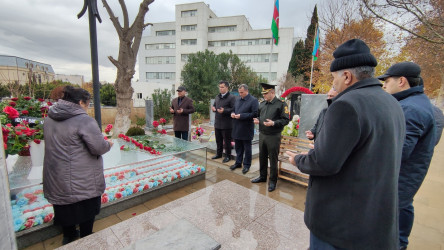 Vətən müharibəsi şəhidi Qələndər Alıyevin ildönümündə məzarı ziyarət edilib