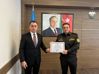 Nizami Rayon İcra Hakimiyyətində Fövqəladə Hallar Nazirliyinin 20-ci ildönümü münasibətilə görüş keçirilib