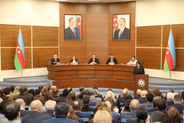 Nizami rayonunda cənab Prezident İlham Əliyevin YAP-ın VIII Qurultayındakı nitqindən irəli gələn vəzifələrin icrası ilə bağlı müşavirə keçirilib