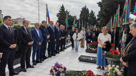 Vətən müharibəsi şəhidləri Muradov Hüseyn Fərhad oğlu və Əliyev Denis Aleksandroviçin xatirələri yad edilib