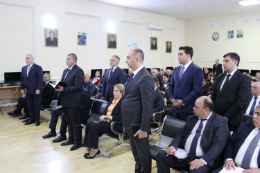 Rayon İcra Hakimiyyətinin başçısı Coşqun Cəbrayılov rayon sakinləri ilə növbəti səyyar qəbul keçirib