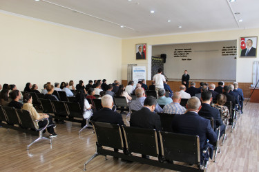 Nizami rayonunda növbəti səyyar qəbul keçirilib