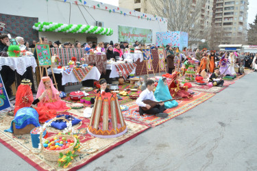 Nizami rayonunda Novruz şənliyi keçirilib