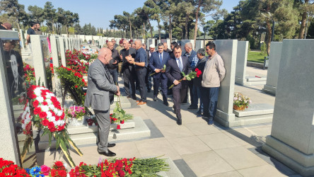 Vətən müharibəsi şəhidi Vüqar İnşallah oğlu Cəfərovun məzarı ziyarət edilib