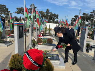 Vətən müharibəsi qəhrəmanı, şəhid baş leytenant Azad Hümbətovun doğum günü ilə əlaqədar əziz xatirəsi yad edilib