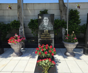Vətən müharibəsi şəhidi Rəfael İbrahimovun doğum günündə xatirəsi anılıb
