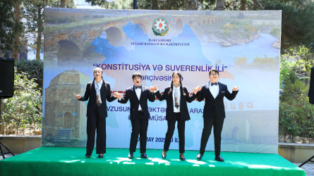 Nizami rayonunda “Konstitusiya və Suverenlik İli” çərçivəsində rəsm müsabiqəsi keçirilib
