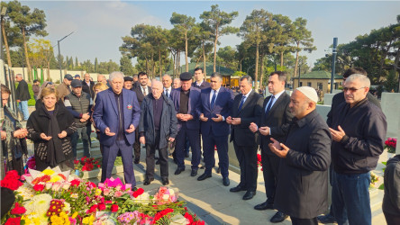 Vətən müharibəsi şəhidləri leytenant Kənan Süleymanlı, leytenant Teymur Məcidzadə və Əsəd Əsədlinin məzarları ziyarət edilib
