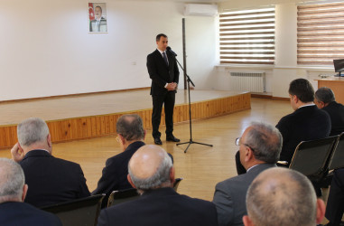 Rayon İcra Hakimiyyətinin başçısı növbəti səyyar qəbul keçirib