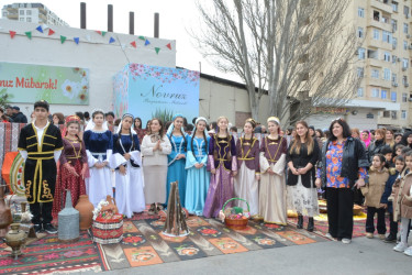 Nizami rayonunda Novruz şənliyi keçirilib