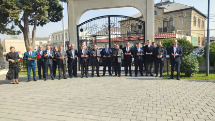 Vətən müharibəsi şəhidi Nicat Həsən oğlu Əhmədovun ildönümündə məzarı ziyarət edilib