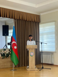 Nizami rayonunda “Heydər Əliyev və Azərbaycan tarixi” mövzusunda referat yazı müsabiqəsinin yekun mərhələsi keçirilib
