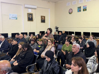 Rayon İcra Hakimiyyətinin başçısı Coşqun Cəbrayılov rayon sakinləri ilə növbəti səyyar qəbul keçirib