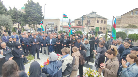 Vətən müharibəsi şəhidi Eltun Vüqar oğlu Qasımovun məzarı ziyarət edilib