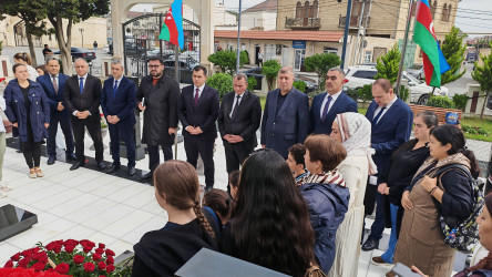 Vətən müharibəsi şəhidləri Muradov Hüseyn Fərhad oğlu və Əliyev Denis Aleksandroviçin xatirələri yad edilib