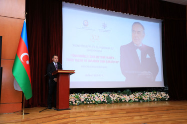 Nizami rayonunda “Ümummilli Lider Heydər Əliyev – tarix yazan və yaradan Dahi Şəxsiyyət” mövzusunda konfrans keçirilib