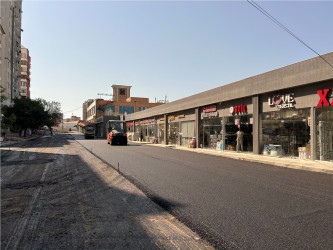 Nizami rayonunda yol infrastrukturunun yenilənməsi işləri davam etdirilir