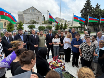 Vətən müharibəsi şəhidi Məmmədov Murad Elşən oğlunun xatirəsi anılıb