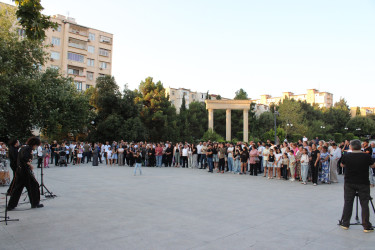 Nizami rayounda açıq hava konsertləri davam edir