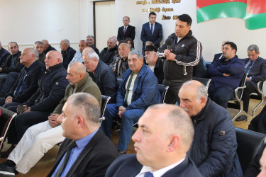 Rayon İcra Hakimiyyətinin başçısı növbəti səyyar qəbul keçirib