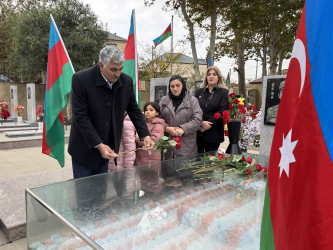 Vətən müharibəsi şəhidi Qələndər Alıyevin ildönümündə məzarı ziyarət edilib