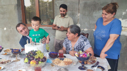 Vətən müharibəsi şəhidi leytenant Kənan Süleymanlının ailəsi ziyarət edilib