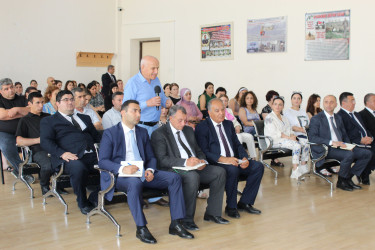 Nizami Rayon İcra Hakimiyyətinin başçısı Coşqun Cəbrayılov iyul ayında növbəti səyyar qəbullar keçirib