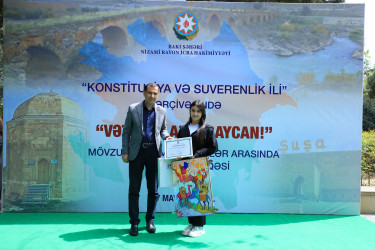 Nizami rayonunda “Konstitusiya və Suverenlik İli” çərçivəsində rəsm müsabiqəsi keçirilib