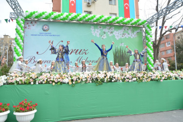 Nizami rayonunda Novruz şənliyi keçirilib