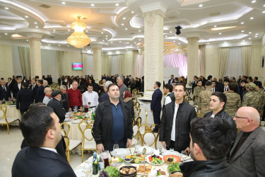 Nizami rayonunda iftar süfrəsi açılıb