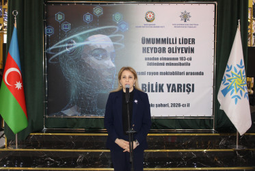 Nizami rayonunda məktəblilər arasında bilik yarışı keçirilib
